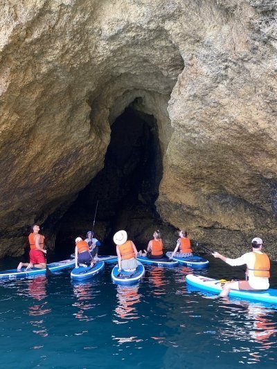 Small group Paddleboarding Benagil caves