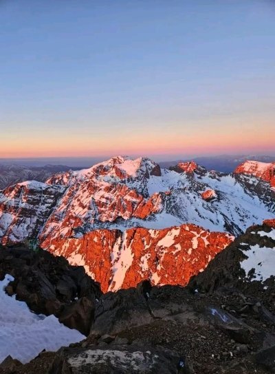 Toubkal hikking :the Toubkal summit  in 2 days hikkings