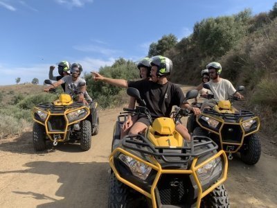 2 hours guided quads tour for two people in Mijas Mountains