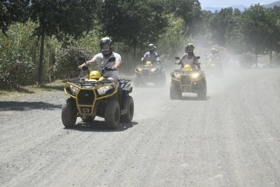 3 hours guided quads tour for two people in Mijas Mountains