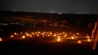 Agafay Desert Camel Ride Sunset Tour with Dinner Show