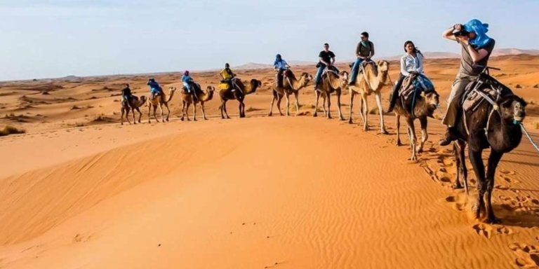 3 Days Desert Tour in Marrakech to Merzouga Dunes and Camel Trek