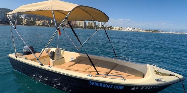 Boat rental without a license in Malaga