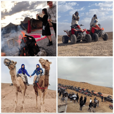 Agafay Desert package : Quad Bike, Camel Ride and Dinner show