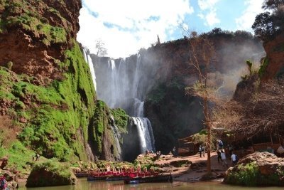 From Marrakech: Ouzoud Waterfalls Guided Day Trip with Boat Ride