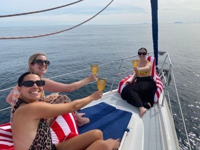 Sailing along the Marbella Bay in Sailing Boat for 2 hours