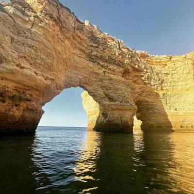 Hidden Benagil caves kayak tour