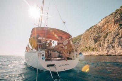 Half Day Sailing on a comfort yacht around Hvar and Pakleni islands