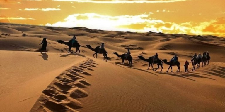 Merzouga sahara dunes