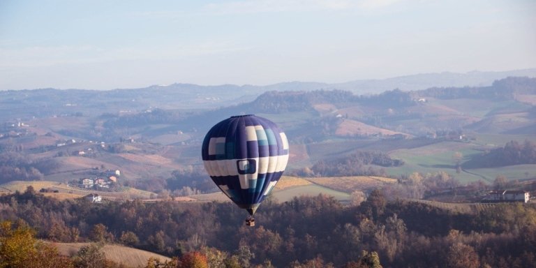 Langhe hot air balloon ride