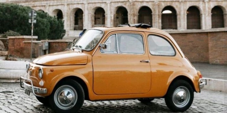 Private: 3 hours panoramic tour of Rome aboard a vintage Fiat 500
