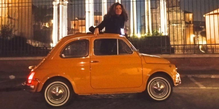 Private: 2 hour Evening Tour of Rome aboard a Vintage Fiat 500