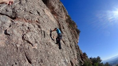 Rock climbing discovery in Montserrat