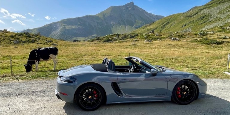 Porsche Road Trip in the Swiss Alps and Italy: Guided by GPS