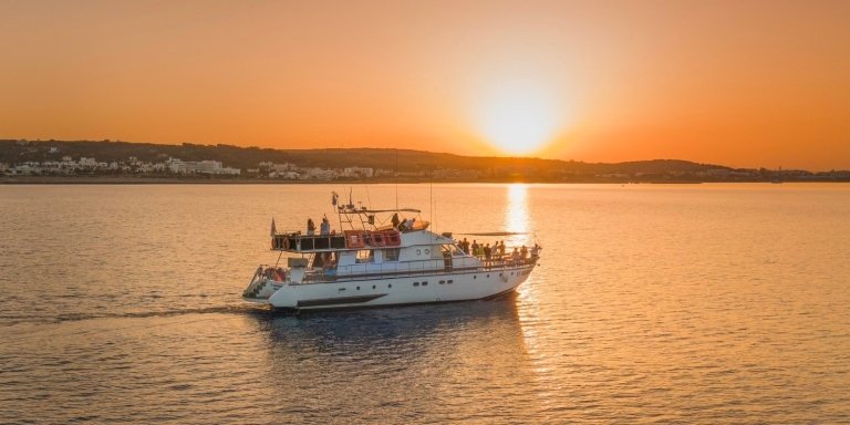 Protaras: PRIVATE CHARTER 3 Hour Sunset Cruise | Up to 60 people