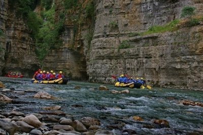 Rafting in Osumi Canyon,Berat