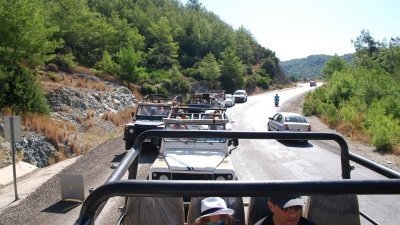 Off Road Safari, visiting Jesus Beach Kizkumu, Waterfall fr Marmaris