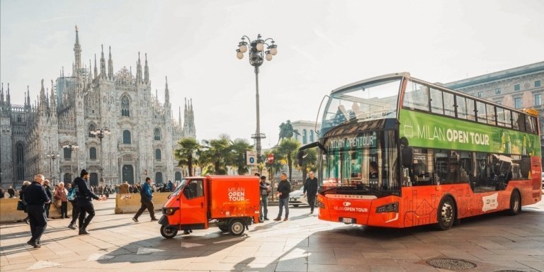 Milan: Open Bus Ticket for 48