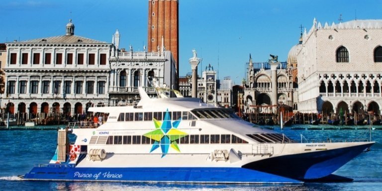 Daytrip to Venice by catamaran from Piran