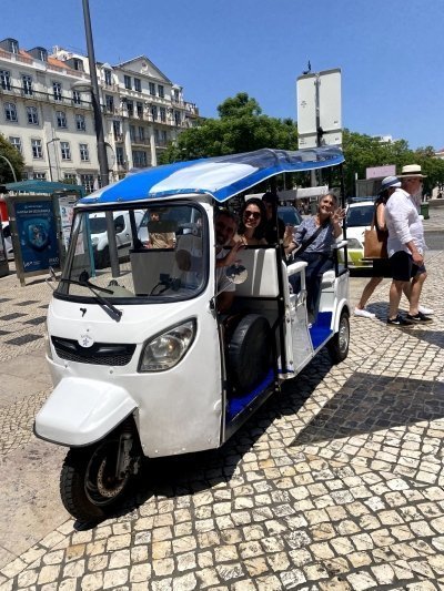 Tuktuk in Lisbon and Belem