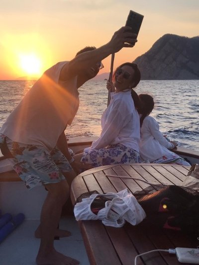 Shared Sunset Boat Tour in Cinque Terre