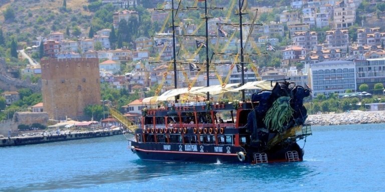 All Inclusive Alanya Boat Tour with Lunch and Soft Drinks