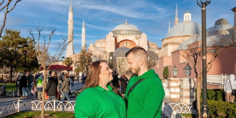 Istanbul Photoshoot at Hagia Sofia and Blue Mosque I Private