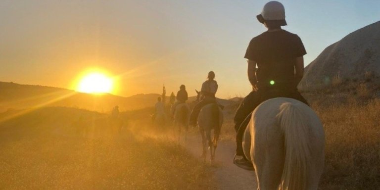 Sunset Horse Back Riding in Cappadocia  w/Guide