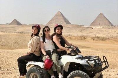 Quad Bike At Giza Pyramids