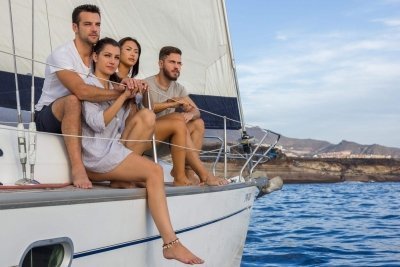 Private Sunset Boat Trip in Tenerife by White Sea Yacht Private Sunset Boat Trip in Tenerife by White Sea Yacht