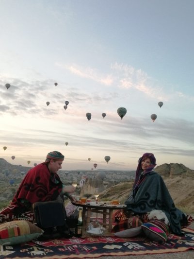Private Breakfast in the Love Valley in Goreme