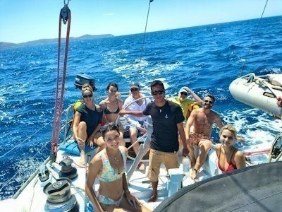 Day sailing araund syros Island