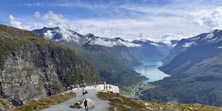 Briksdal Glacier and Loen Sky-lift in private van.