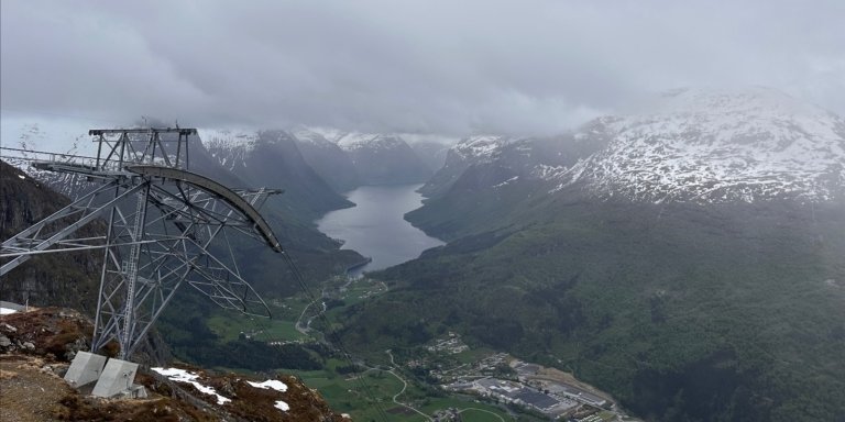 Briksdal Glacier and Loen Sky-lift in private van.