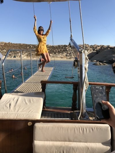Private Sunset Cruise to South Coast of Mykonos with Atlantis