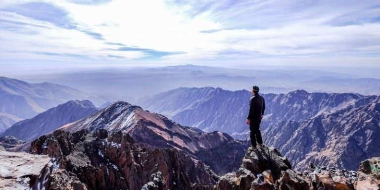 Mount Toubkal Trek - Hike to the highest Peak of Atlas Mountains