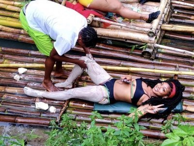 Bamboo Rafting And Shopping in Jamaica