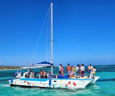 party boat and snorkeling