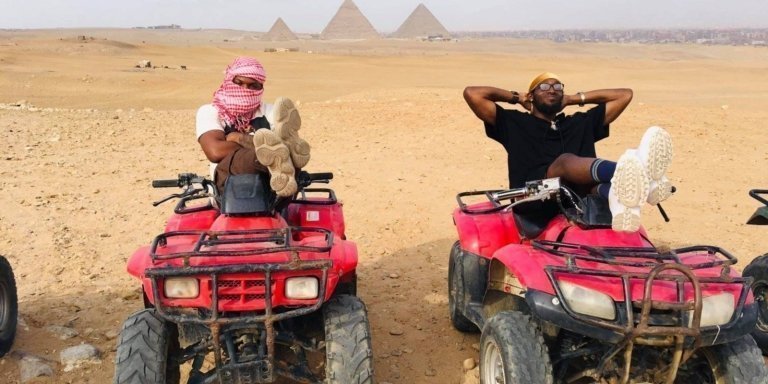 Desert Adventure at Giza Pyramids by ATV Quad Bike