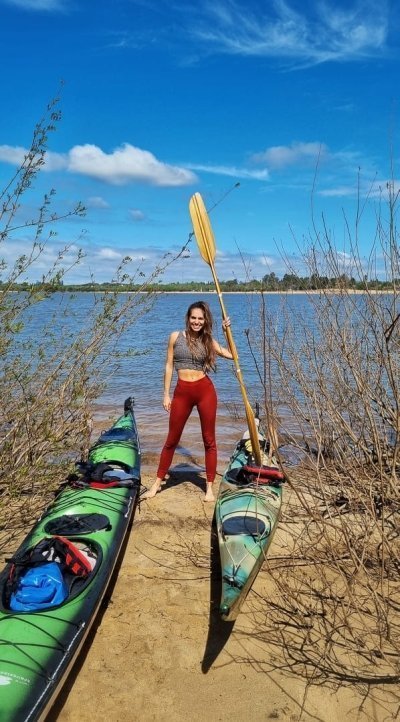 TRU Kayak - Crossing through the majestic Uruguay River