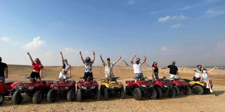 ATV QUAD BIKE RIDE AT GIZA PYRAMIDS