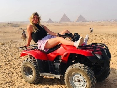 ATV QUAD BIKE RIDE AT GIZA PYRAMIDS