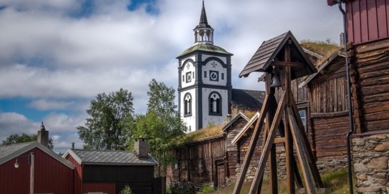 Røros the UNESCO heritage picturesque mining village.