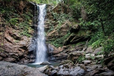 Avocat Waterfall and Beach Hike