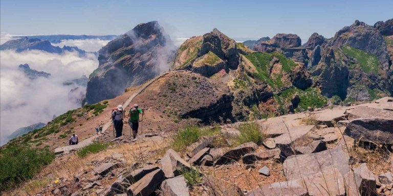 Adventurous Hiking Pico Areeiro to Pico Ruivo