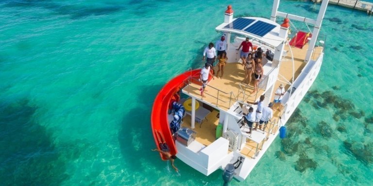Punta Cana Private Slide Boat (Medium Group)