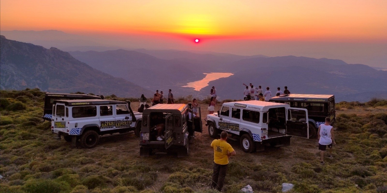 Sunset Jeep Safari Tour in Crete