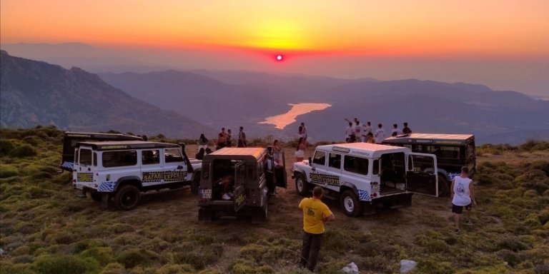 Sunset Jeep Safari Tour in Crete