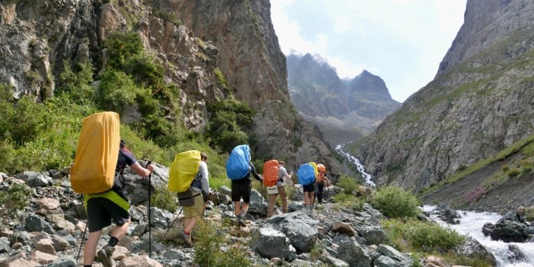 Trekking tour in Kyrgyzstan! Minimum people maximum nature.
