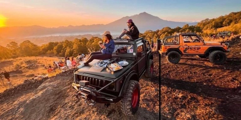 Mount Batur 4WD Jeep Sunrise with Natural Hot Spring